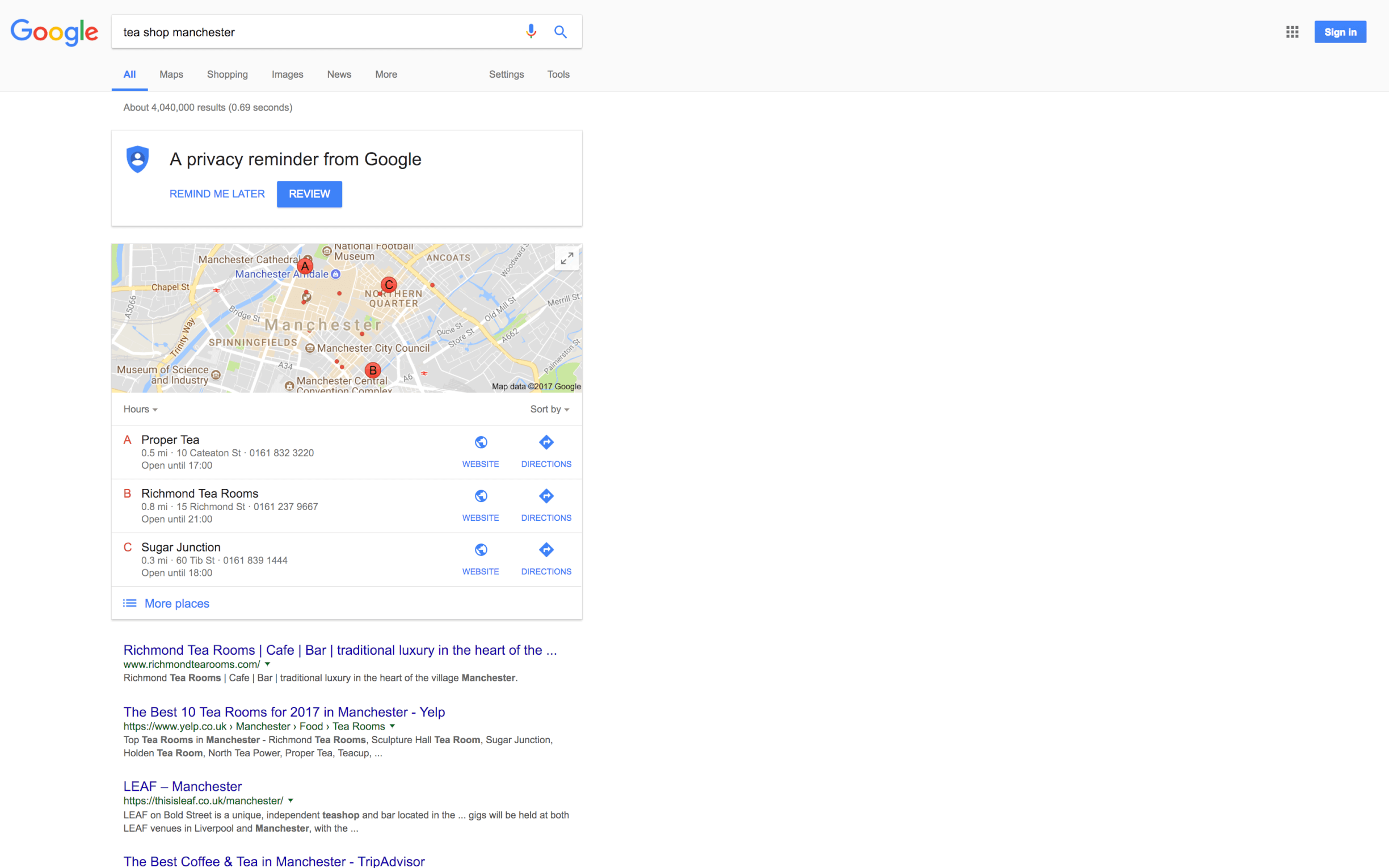 google reviews Maps 1